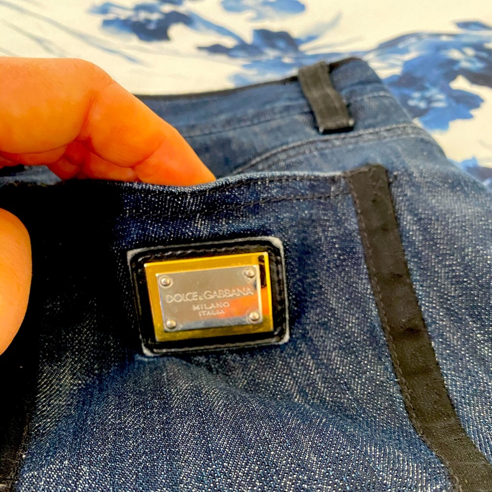 Dolce & Gabbana vintage blue straight jeans